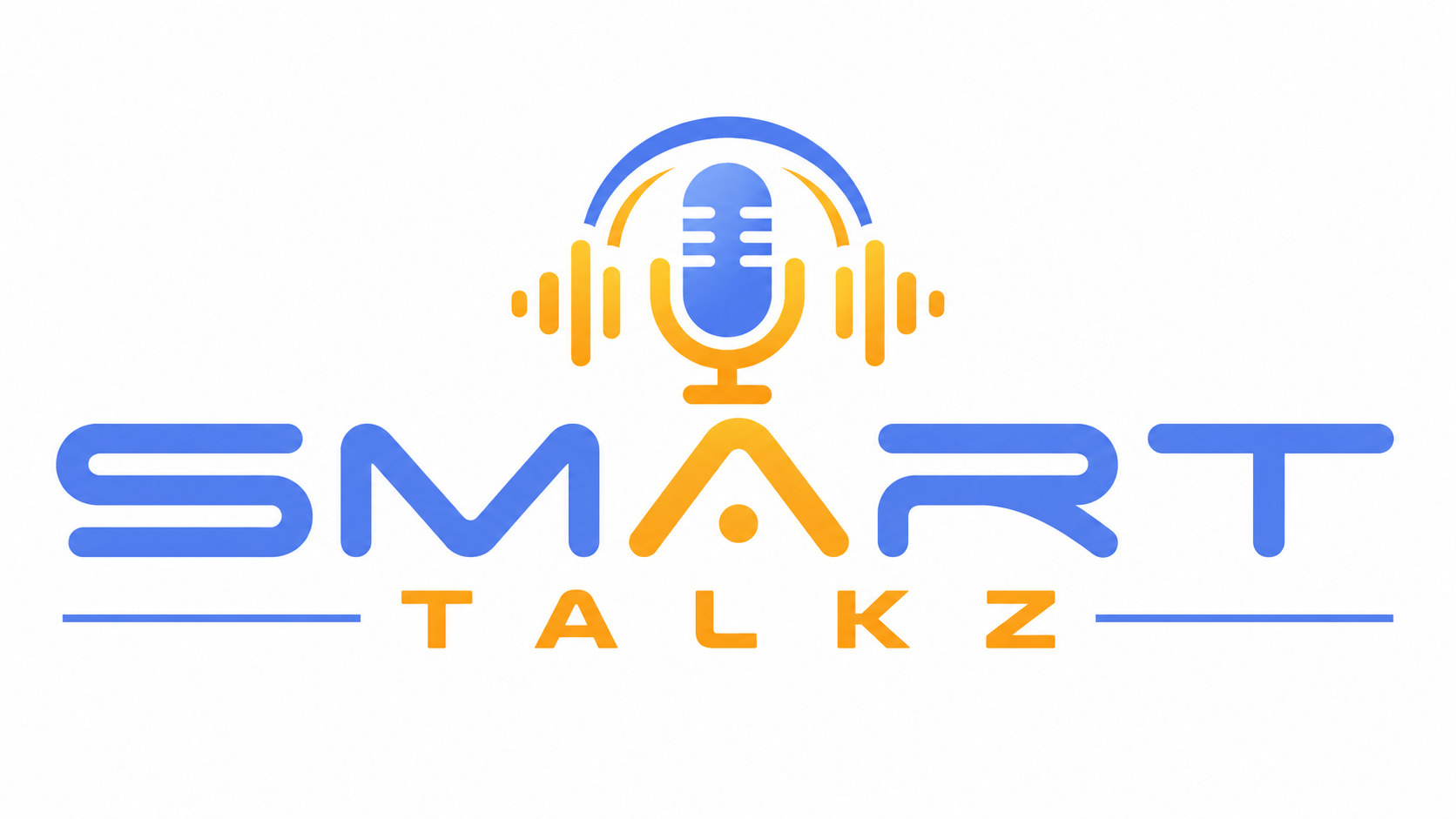 SMARTTALKZ blue and amber logo